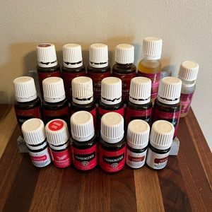 Thieves, Purification, Progressive Plus and Frankincense.